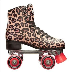 Impala Quad/Roller blade ...leopard print size 8